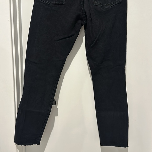 LEVIS WEDGIE ICON FIT HIGH WAIST RIPPED JEANS WITH RAW HEM - Picture 7 of 14